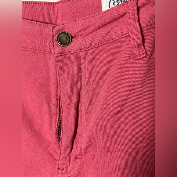 Cosmic Blue Love from Stitch Fix Cropped Jeans in Deep Red, size 14 - Picture 2 of 5